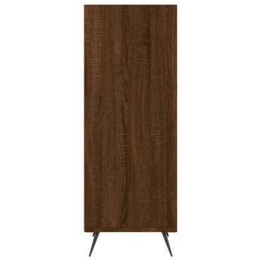 vidaXL Ραφιέρα Καφέ Δρυς 34,5x32,5x90cm από Επεξεργασμένο Ξύλο 1 τεμ.