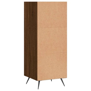 vidaXL Ραφιέρα Καφέ Δρυς 34,5x32,5x90cm από Επεξεργασμένο Ξύλο 1 τεμ.