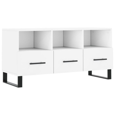 vidaXL Έπιπλο Τηλεόρασης Λευκό 102x36x50cm από Επεξεργ. Ξύλο