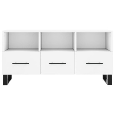 vidaXL Έπιπλο Τηλεόρασης Λευκό 102x36x50cm από Επεξεργ. Ξύλο