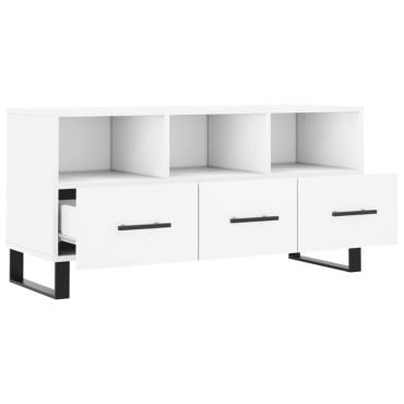 vidaXL Έπιπλο Τηλεόρασης Λευκό 102x36x50cm από Επεξεργ. Ξύλο