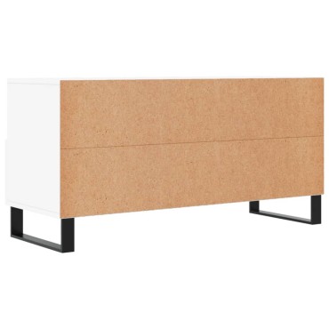 vidaXL Έπιπλο Τηλεόρασης Λευκό 102x36x50cm από Επεξεργ. Ξύλο