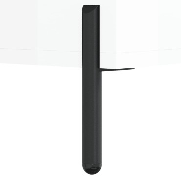 vidaXL Έπιπλο Τηλεόρασης Γυαλ. Λευκό 102x36x50cm Επεξεργασμένο Ξύλο