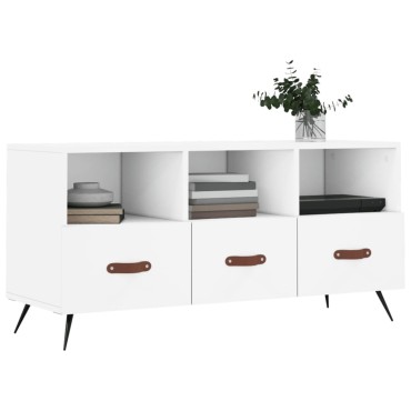 vidaXL Έπιπλο Τηλεόρασης Λευκό 102x36x50cm από Επεξεργ. Ξύλο