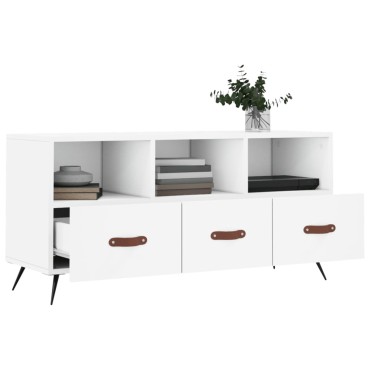 vidaXL Έπιπλο Τηλεόρασης Λευκό 102x36x50cm από Επεξεργ. Ξύλο