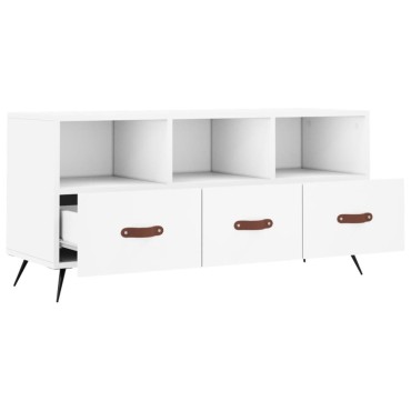 vidaXL Έπιπλο Τηλεόρασης Λευκό 102x36x50cm από Επεξεργ. Ξύλο