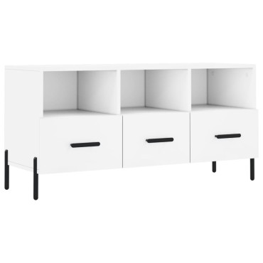 vidaXL Έπιπλο Τηλεόρασης Λευκό 102x36x50cm από Επεξεργ. Ξύλο