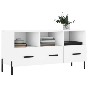 vidaXL Έπιπλο Τηλεόρασης Λευκό 102x36x50cm από Επεξεργ. Ξύλο
