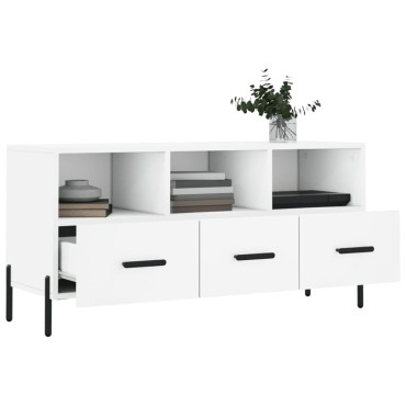 vidaXL Έπιπλο Τηλεόρασης Λευκό 102x36x50cm από Επεξεργ. Ξύλο