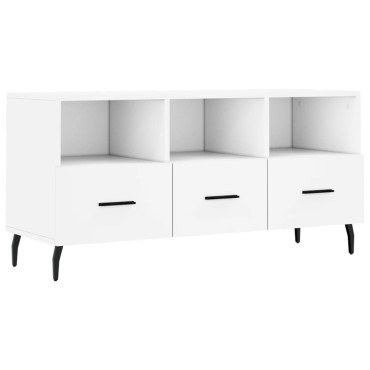 vidaXL Έπιπλο Τηλεόρασης Λευκό 102x36x50cm από Επεξεργ. Ξύλο