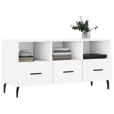vidaXL Έπιπλο Τηλεόρασης Λευκό 102x36x50cm από Επεξεργ. Ξύλο