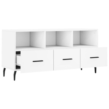 vidaXL Έπιπλο Τηλεόρασης Λευκό 102x36x50cm από Επεξεργ. Ξύλο