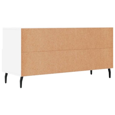 vidaXL Έπιπλο Τηλεόρασης Λευκό 102x36x50cm από Επεξεργ. Ξύλο