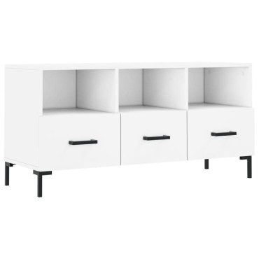 vidaXL Έπιπλο Τηλεόρασης Λευκό 102x36x50cm από Επεξεργ. Ξύλο