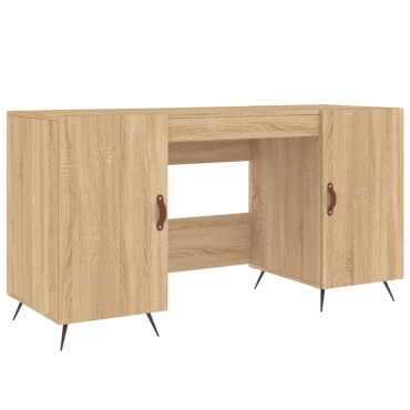 vidaXL Γραφείο Sonoma Δρυς 140x50x75cm από Επεξεργασμένο Ξύλο 1 τεμ.