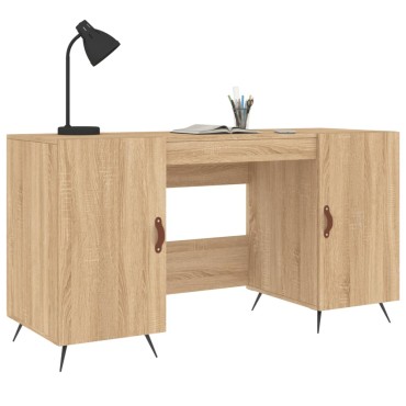 vidaXL Γραφείο Sonoma Δρυς 140x50x75cm από Επεξεργασμένο Ξύλο 1 τεμ.