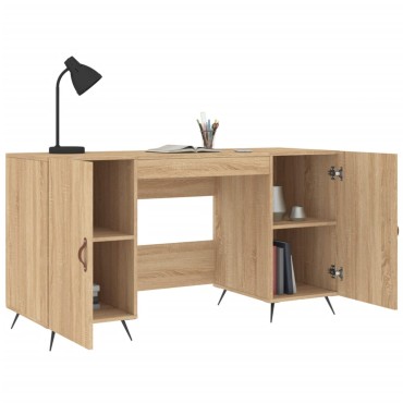 vidaXL Γραφείο Sonoma Δρυς 140x50x75cm από Επεξεργασμένο Ξύλο 1 τεμ.