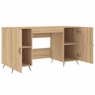 vidaXL Γραφείο Sonoma Δρυς 140x50x75cm από Επεξεργασμένο Ξύλο 1 τεμ.