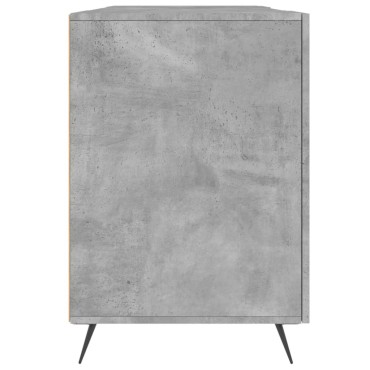 vidaXL Γραφείο Γκρι Σκυροδέματος 140x50x75cm από Επεξεργ. Ξύλο 1 τεμ.