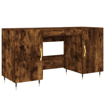 vidaXL Γραφείο Καπνιστή Δρυς 140x50x75cm από Επεξεργασμένο Ξύλο 1 τεμ.