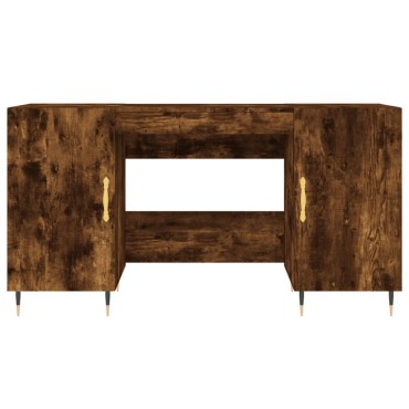 vidaXL Γραφείο Καπνιστή Δρυς 140x50x75cm από Επεξεργασμένο Ξύλο 1 τεμ.