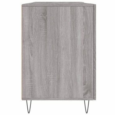 vidaXL Γραφείο Γκρι Sonoma 140x50x75cm από Επεξεργασμένο Ξύλο 1 τεμ.