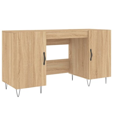 vidaXL Γραφείο Sonoma Δρυς 140x50x75cm από Επεξεργασμένο Ξύλο 1 τεμ.