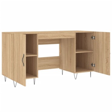 vidaXL Γραφείο Sonoma Δρυς 140x50x75cm από Επεξεργασμένο Ξύλο 1 τεμ.
