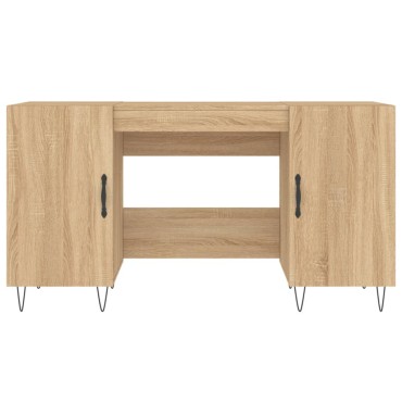 vidaXL Γραφείο Sonoma Δρυς 140x50x75cm από Επεξεργασμένο Ξύλο 1 τεμ.
