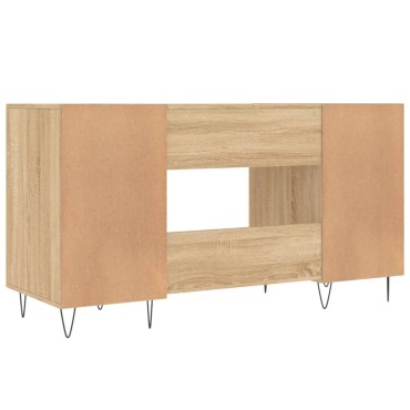 vidaXL Γραφείο Sonoma Δρυς 140x50x75cm από Επεξεργασμένο Ξύλο 1 τεμ.