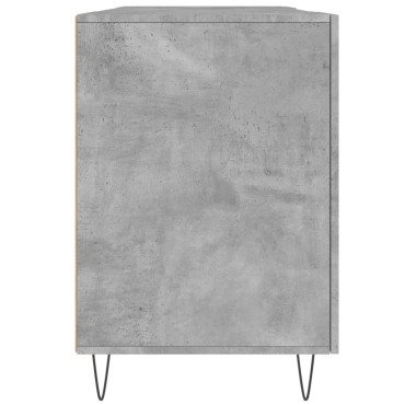 vidaXL Γραφείο Γκρι Σκυροδέματος 140x50x75cm από Επεξεργ. Ξύλο 1 τεμ.
