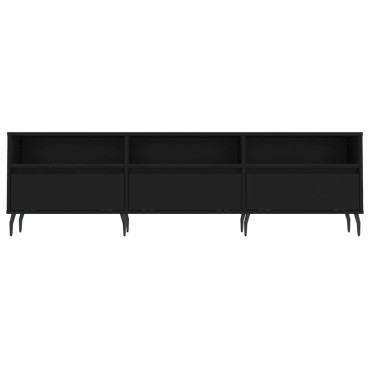 vidaXL Έπιπλο Τηλεόρασης Μαύρο 150x30x44,5cm Επεξεργασμένο Ξύλο