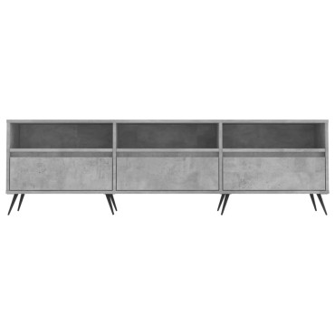 vidaXL Έπιπλο Τηλεόρασης Γκρι Σκυρ. 150x30x44,5cm Επεξ. Ξύλο