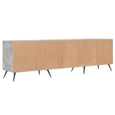 vidaXL Έπιπλο Τηλεόρασης Γκρι Σκυρ. 150x30x44,5cm Επεξ. Ξύλο
