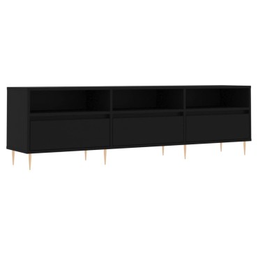 vidaXL Έπιπλο Τηλεόρασης Μαύρο 150x30x44,5cm Επεξεργασμένο Ξύλο
