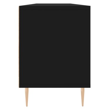 vidaXL Έπιπλο Τηλεόρασης Μαύρο 150x30x44,5cm Επεξεργασμένο Ξύλο