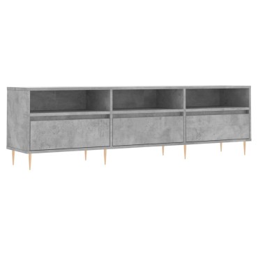 vidaXL Έπιπλο Τηλεόρασης Γκρι Σκυρ. 150x30x44,5cm Επεξ. Ξύλο