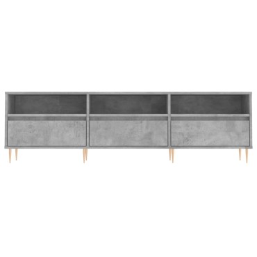 vidaXL Έπιπλο Τηλεόρασης Γκρι Σκυρ. 150x30x44,5cm Επεξ. Ξύλο