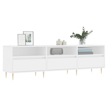 vidaXL Έπιπλο Τηλεόρασης Λευκό 150x30x44,5cm Επεξεργασμένο Ξύλο