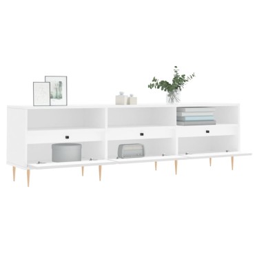 vidaXL Έπιπλο Τηλεόρασης Λευκό 150x30x44,5cm Επεξεργασμένο Ξύλο