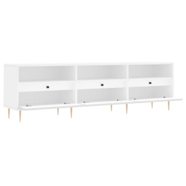 vidaXL Έπιπλο Τηλεόρασης Λευκό 150x30x44,5cm Επεξεργασμένο Ξύλο
