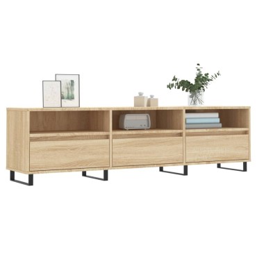 vidaXL Έπιπλο Τηλεόρασης Sonoma Δρυς 150x30x44,5cm Επεξ. Ξύλο
