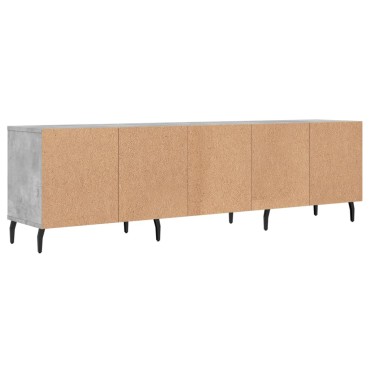 vidaXL Έπιπλο Τηλεόρασης Γκρι Σκυρ. 150x30x44,5cm Επεξ. Ξύλο