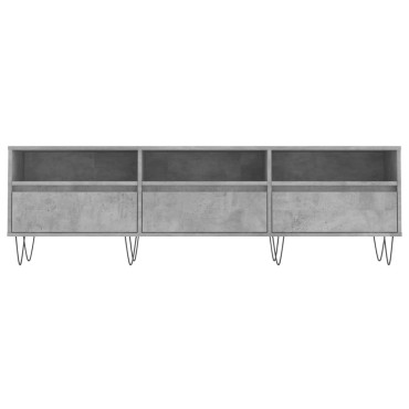 vidaXL Έπιπλο Τηλεόρασης Γκρι Σκυρ. 150x30x44,5cm Επεξ. Ξύλο
