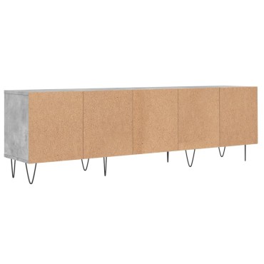 vidaXL Έπιπλο Τηλεόρασης Γκρι Σκυρ. 150x30x44,5cm Επεξ. Ξύλο