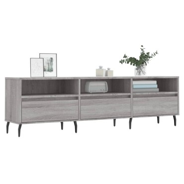vidaXL Έπιπλο Τηλεόρασης Γκρι Sonoma 150x30x44,5cm από Επεξεργ. Ξύλο