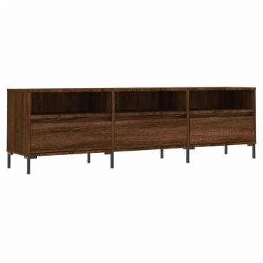 vidaXL Έπιπλο Τηλεόρασης Καφέ Δρυς 150x30x44,5cm Επεξεργασμένο Ξύλο