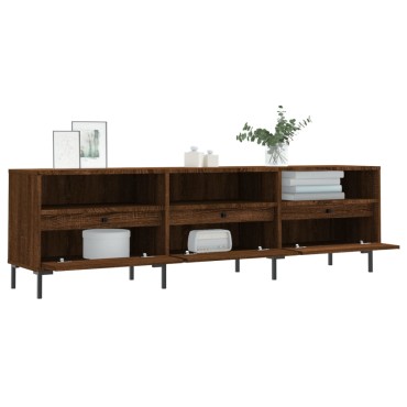 vidaXL Έπιπλο Τηλεόρασης Καφέ Δρυς 150x30x44,5cm Επεξεργασμένο Ξύλο