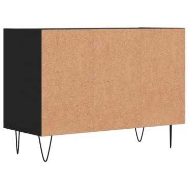 vidaXL Έπιπλο Τηλεόρασης Μαύρο 69,5x30x50cm από Επεξεργασμένο Ξύλο
