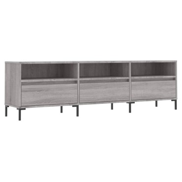 vidaXL Έπιπλο Τηλεόρασης Γκρι Sonoma 150x30x44,5cm από Επεξεργ. Ξύλο